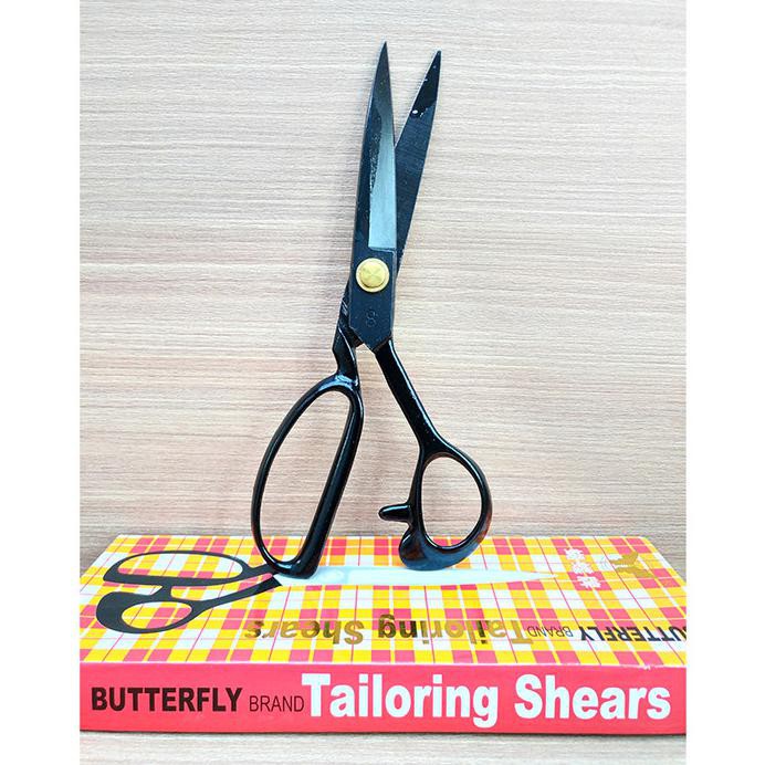 

GUNTING TAILOR - TAILOR SCISSORS - GUNTING BAHAN 8" MERK BUTTERFLY