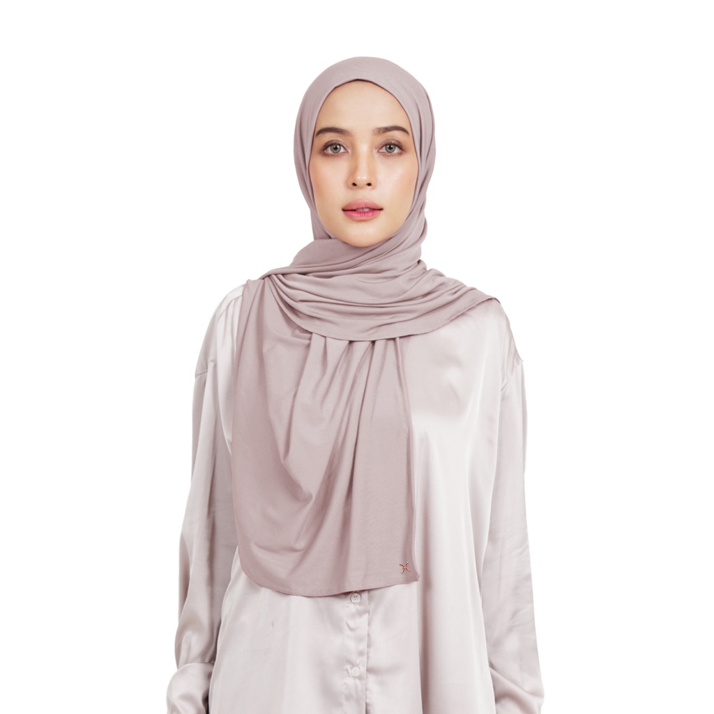 Hameeda - Hannah Instant Hijab | Jersey Bergo Pashmina-Linen