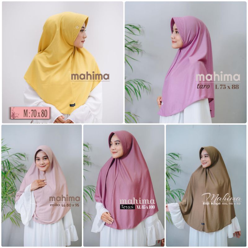 Jilbab Pet Antem Bordir Mahima L