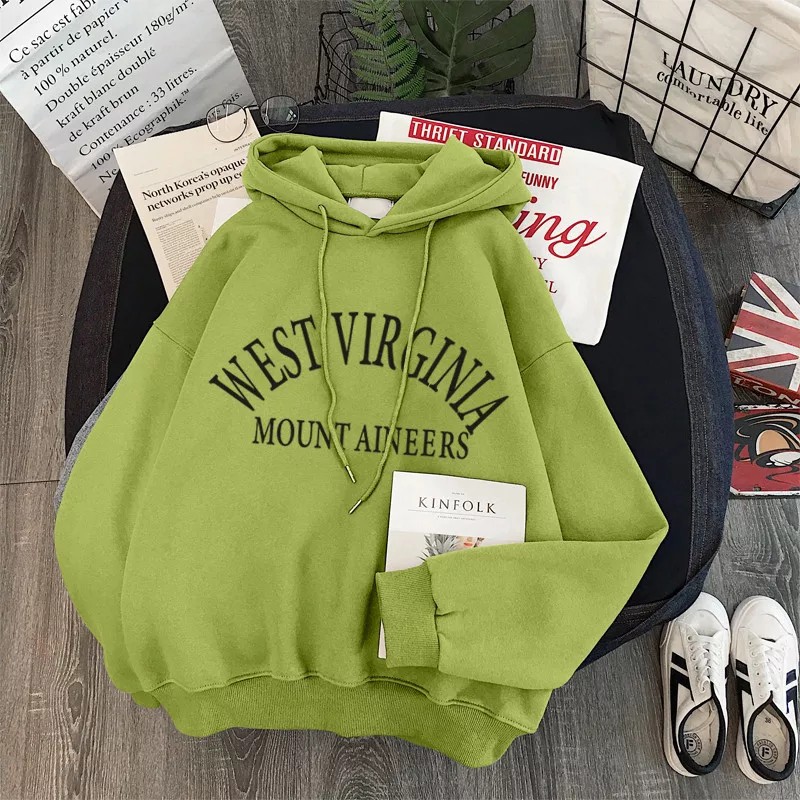 WEST VIRGINIA HOODIE WANITA - HOODIE JUMPER TEBAL TERLARIS