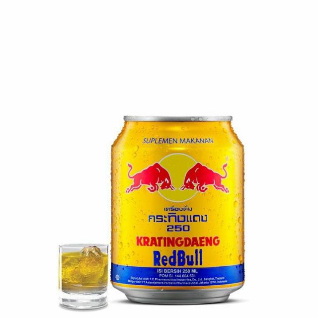 Kratingdaeng gold redbull minuman kaleng berenergi