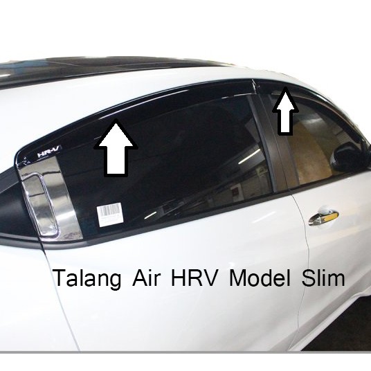 Talang Air Honda HRV Model Slim Hitam