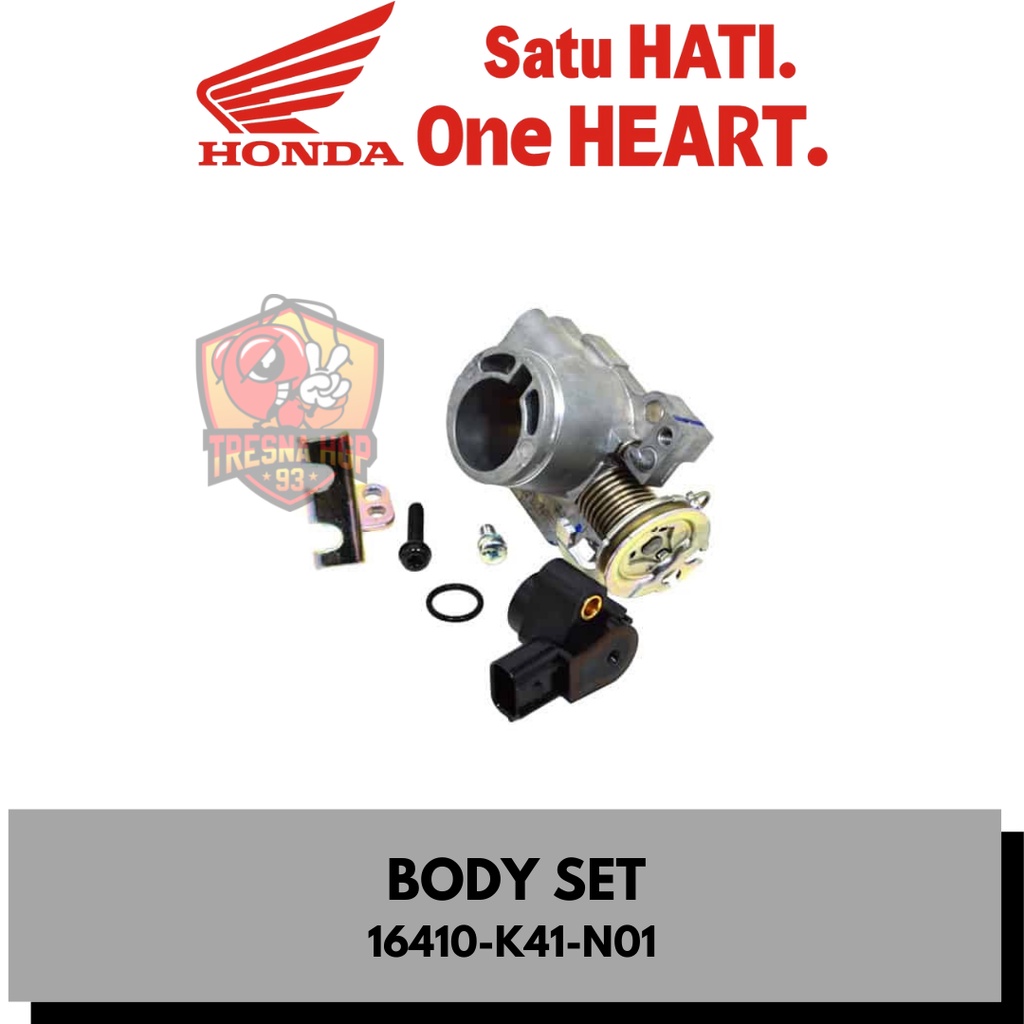 16410-K41-N01 BODY SET NEW SUPRA X 125 FI ORIGINAL | THROTTLE (BODY SET) 16410K41N01