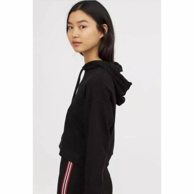 H*M CROP WOMEN HOODIE