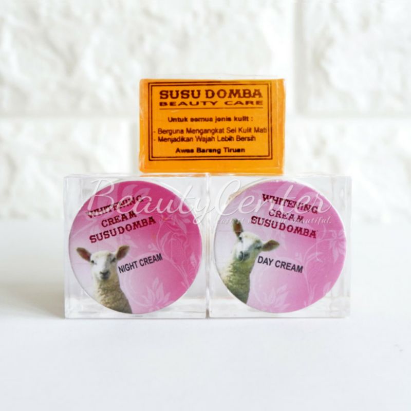 BPOM Paket whitening cream susu domba asli - KRIM SUSU DOMBA BESAR 3in1 - cream susu kambing Origina