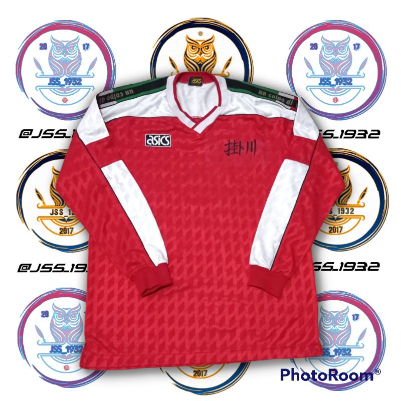 Jersey Bola KAKEGAWA AOKI DENSETSU SHOOT YOSHIHARU KUBO 10 ORIGINAL ASICS ANIME Second Bekas Used Mu