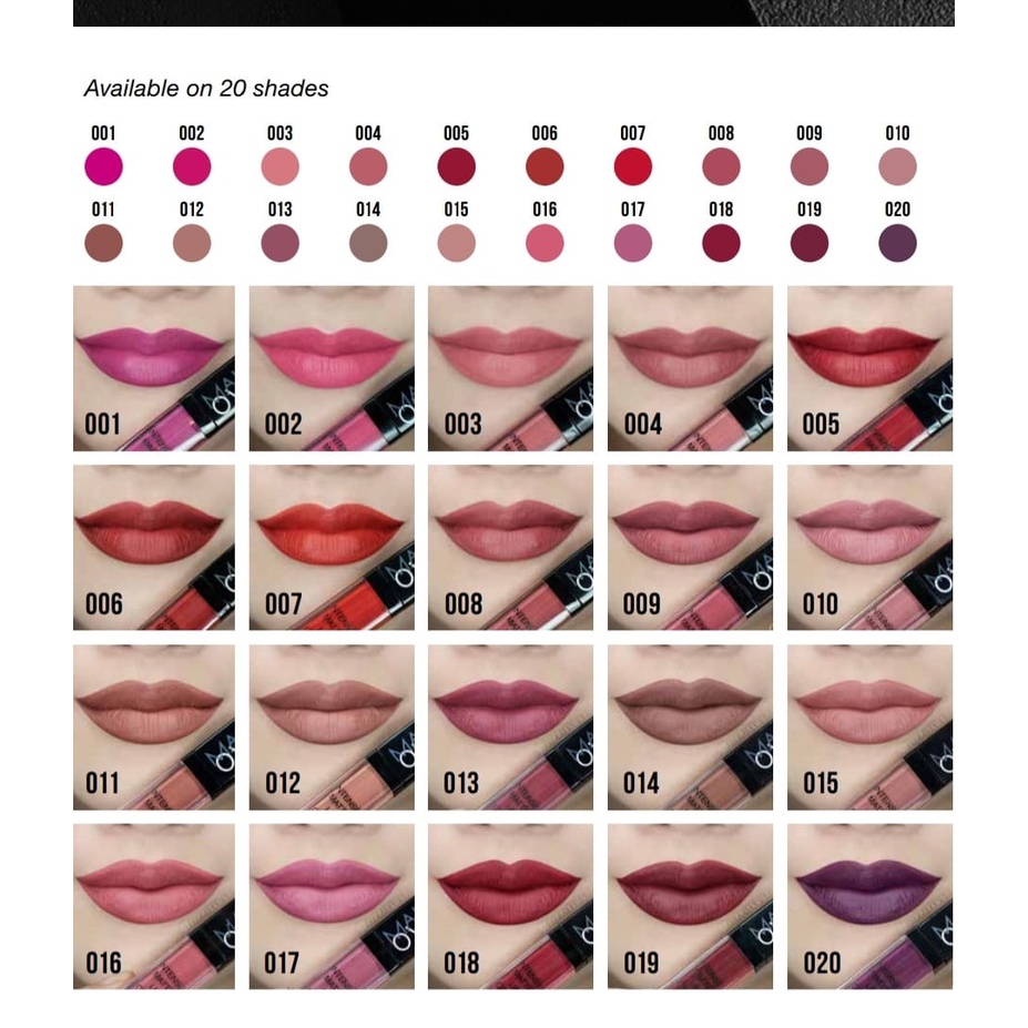 `ღ´ PHINKL `ღ´ 🅼🅰🅺🅴 🅾🆅🅴🆁 Make over Intense matte lip cream anti transfer tahan lama nempel rahasia cantik ala MUA