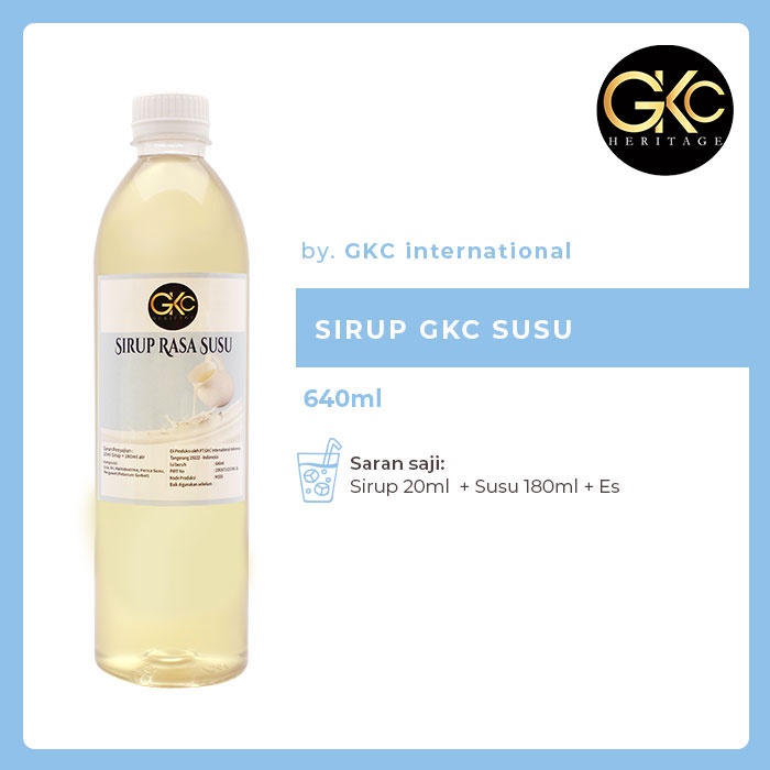 

Sirup Minuman GKC "Rasa Susu" 640ml