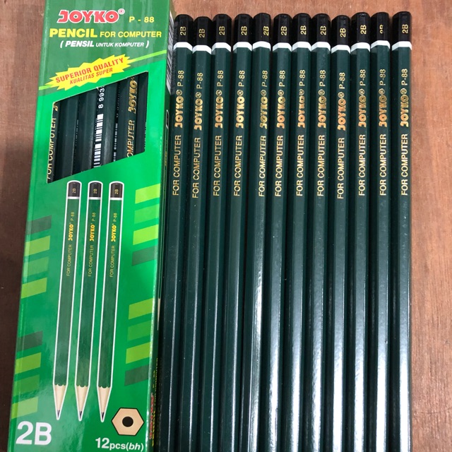 

Pensil ( pencil ) 2 B