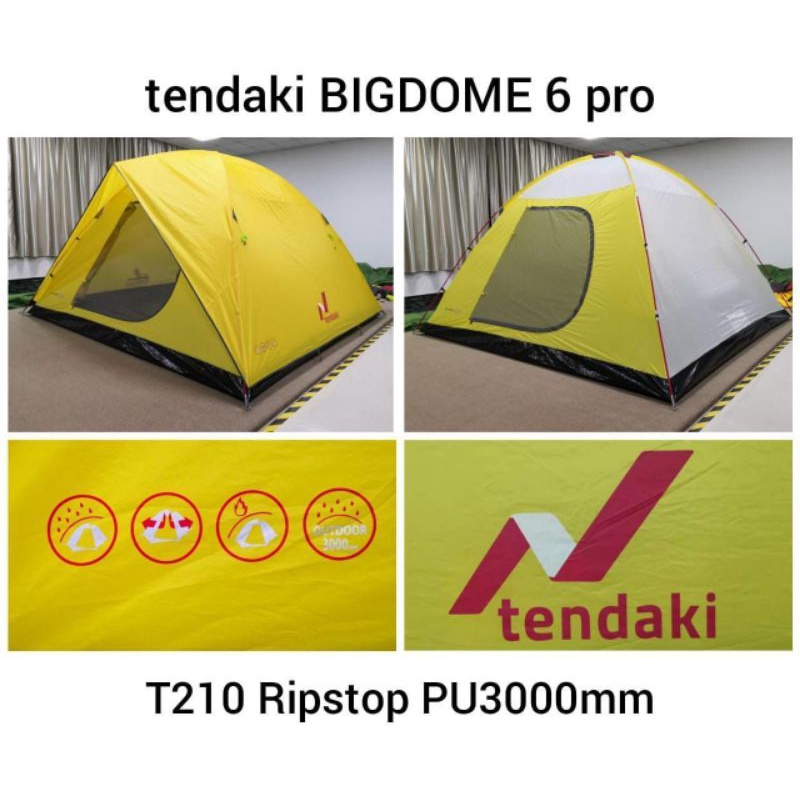 Tendaki Big Dome 6 Pro | Great Outdoor Big Dome 6 Pro