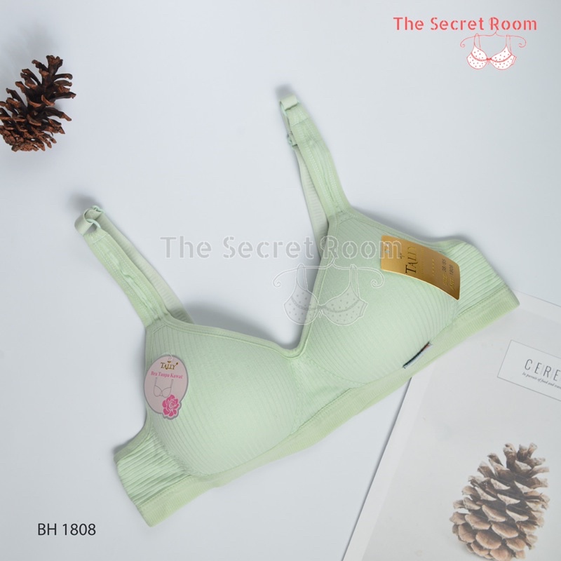 TALLY BRA BH 1808 | CUP A | TANPA KAWAT | BUSA TIPIS | SIZE 34 - 38