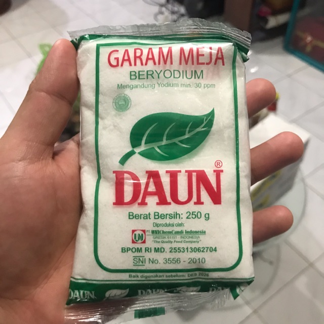 

Garam Beryodium 250gr merk Daun