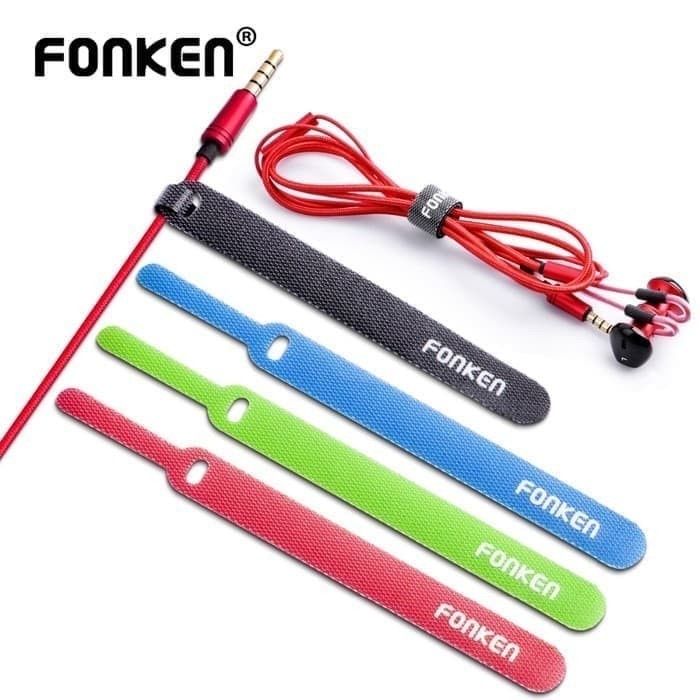 Pengikat Kabel / Pengait Kabel / Velcro strap Fonken 13cm Binder cable