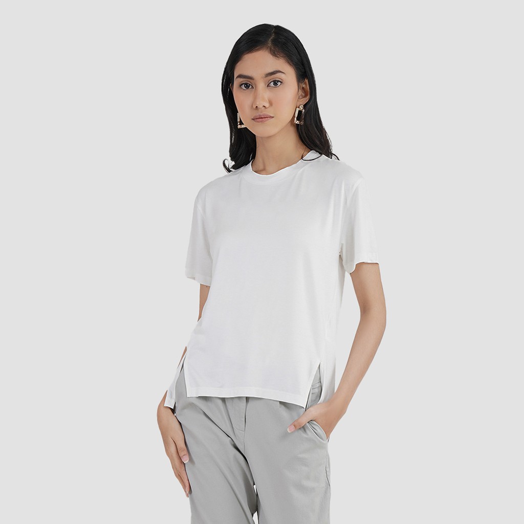 Mississippi Kaos Wanita Lengan Pendek LIN000045M Putih