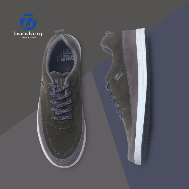 New - Sepatu Casual Sneakers Pria | Sepatu Kets Kulit Suede | Sepatu Cowok Keren Sekolah Kuliah Kerja Original