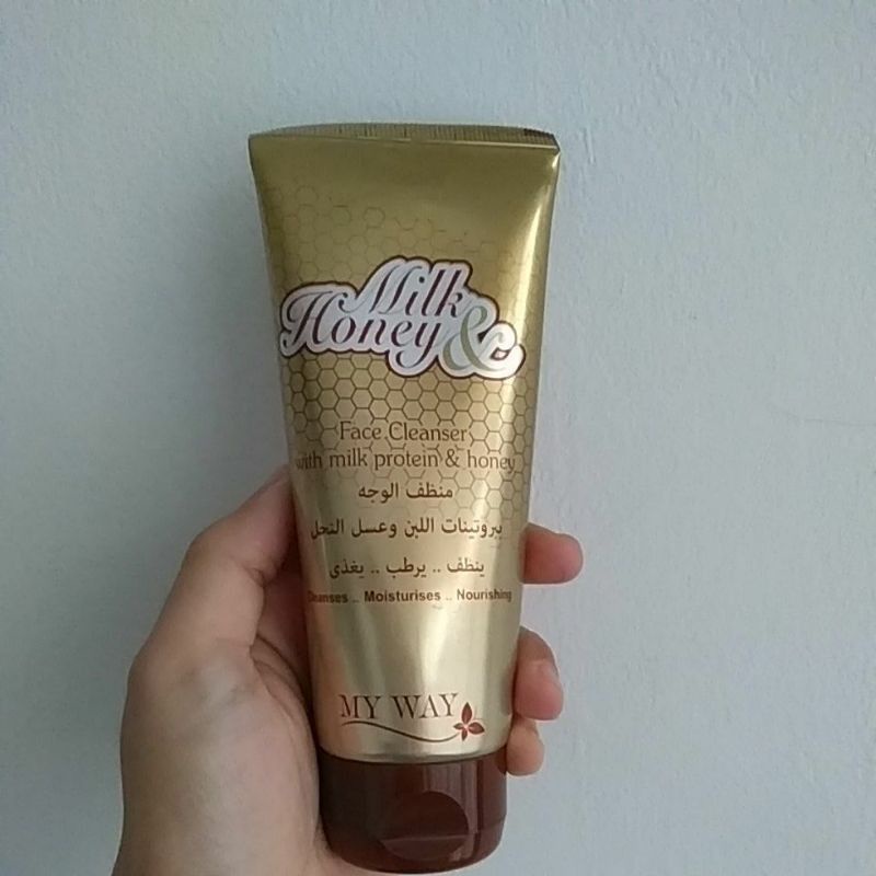 Face Wash Milk Honey My Way / Pencuci Muka Pembersih Muka Halal / Sabun Cuci Muka Halal