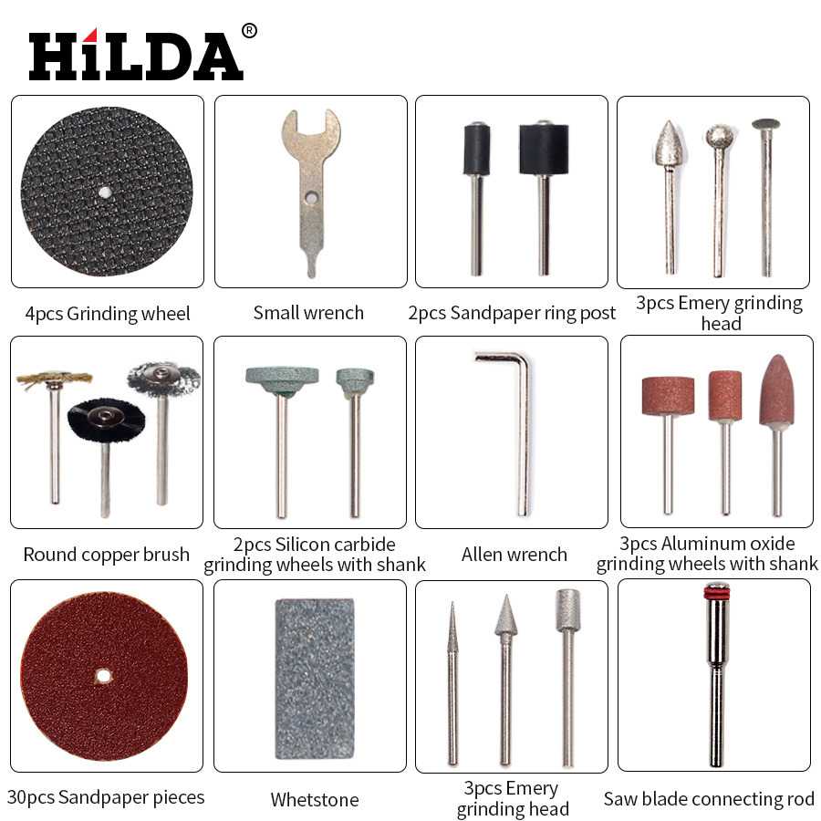 FatihShop Hilda Set Mata Bor Grinding Polishing Cutting Drill 248 PCS - KSDMPJ-2