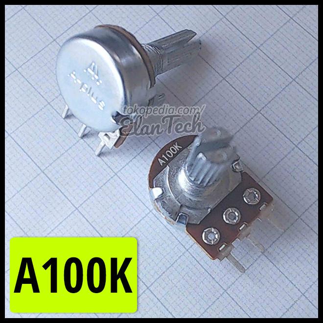 A100K Potensio A-Plus Aplus Mono Potensiometer A-100K A 100K Elantech