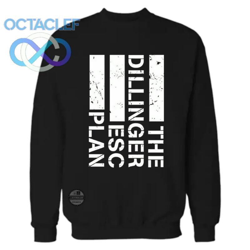 OCTACLEF Crewneck Sweatshirt Sweater Outerwear Printing Music Band The Dillinger Escape Plan Unisex