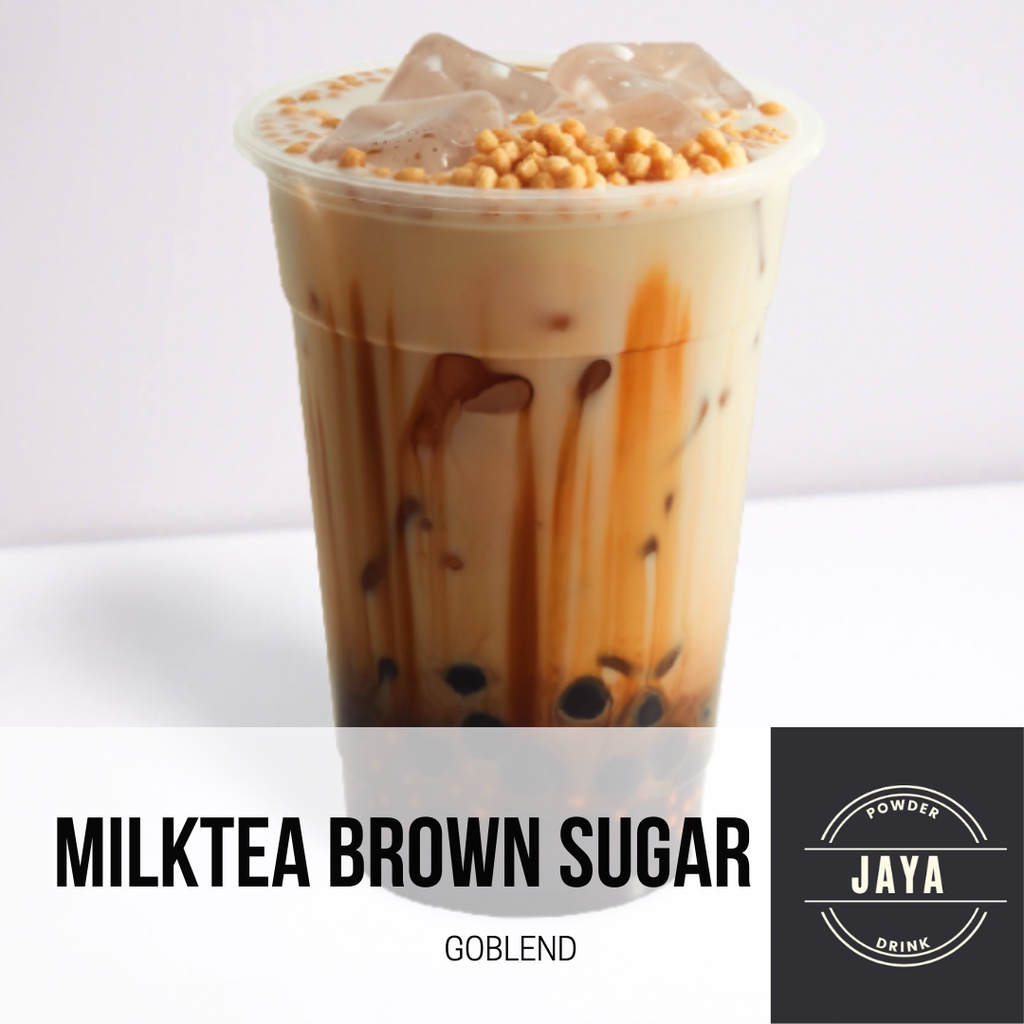 

Bubuk Minuman Rasa MILK TEA BROWN SUGAR 1Kg / Serbuk Minuman Instan Viral Rasa Kekinian