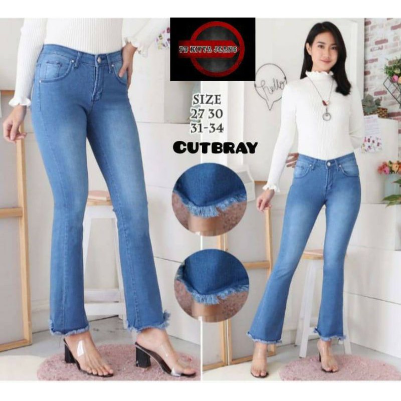 cutbray rawis wanita/jeans  cutbray wanita/celana cutbray wanita
