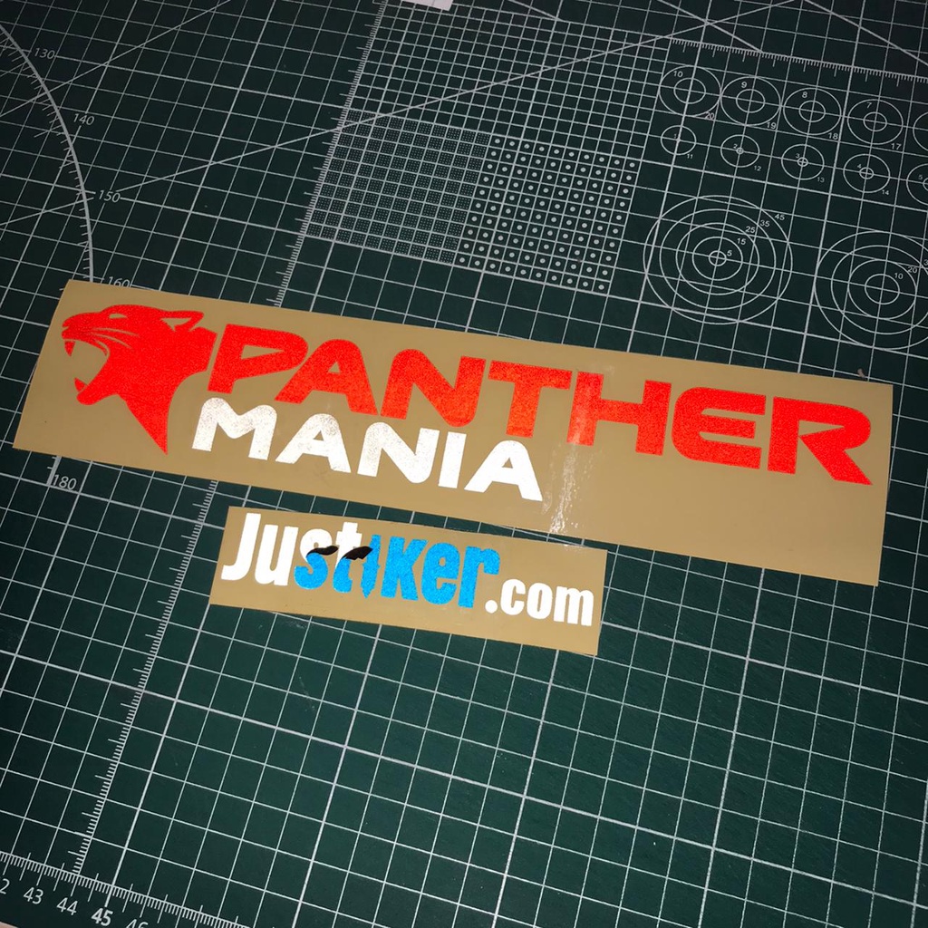 Sticker Panther Mania, Panther Owner, Panther Lovers, Panther Community