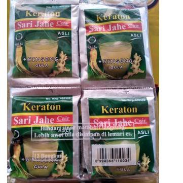 

【murah】 Sari Jahe Cair Keraton 30ml (isi 12 pcs)