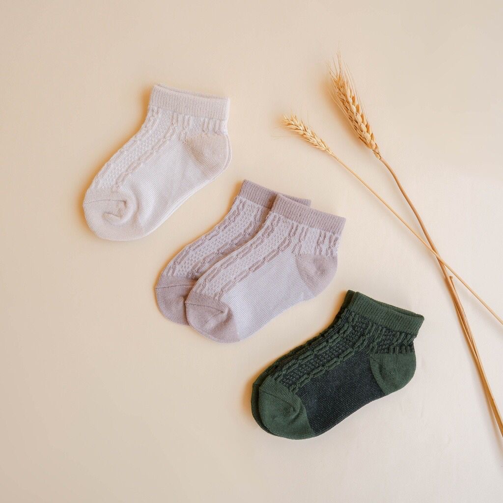 NICE KIDS Baby Socks Basic / Liner Socks Nice Kids (Kaos Kaki Bayi)