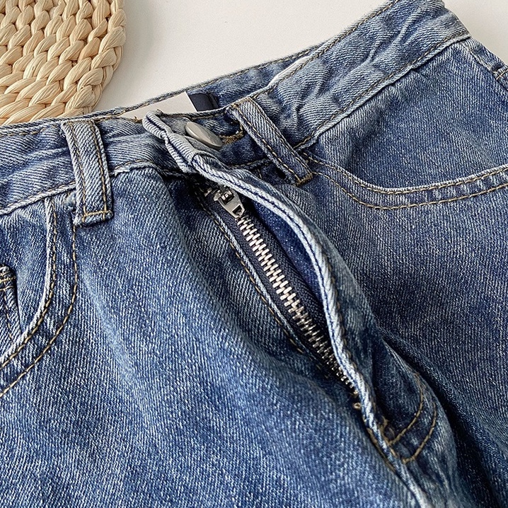 Denim Kulot Celana  Panjang Wanita /Celana Jeans High Waist Jeans