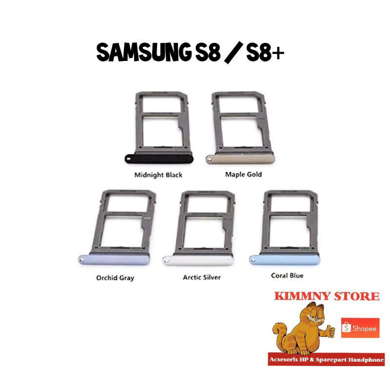 SIMTRAY SLOT SIMCARD TEMPAT KARTU SIM CARD SAMSUNG S8 / S8+ / S8 PLUS