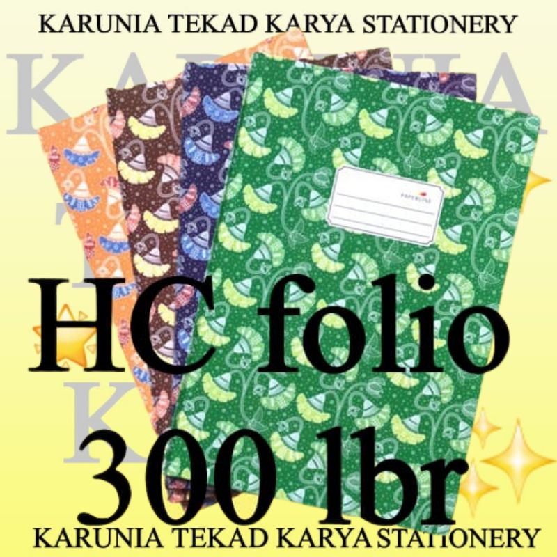 

BUKU HARDCOVER PAPERLINE FOLIO 300