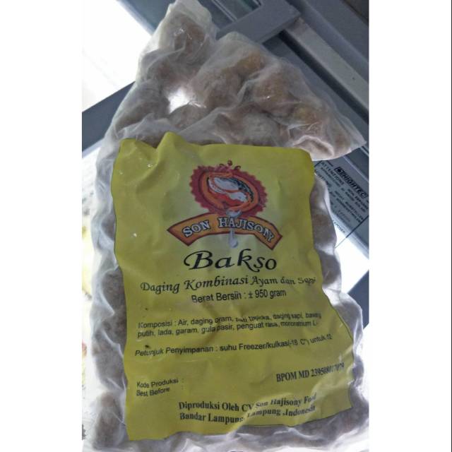 

Bakso Sony Lampung Kombinasi 950 gram/50 pcs