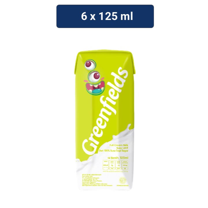 

Greenfields Susu Full Cream 6 x 125 mL
