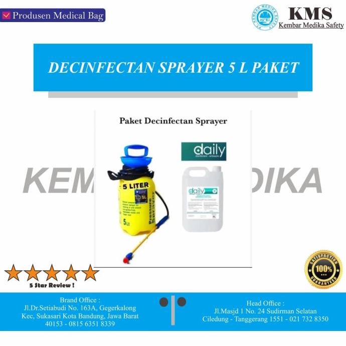 ] Decinfectan sprayer 5 liter paket