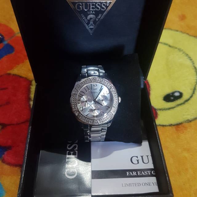 Jam tangan guess preloved bekas second ori original auth