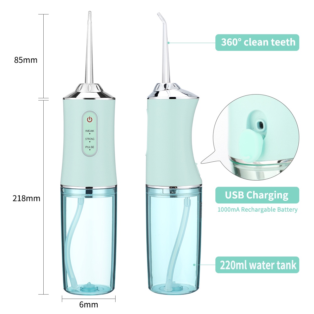 Oral Irrigator Smart Electric Water Flosser Dental Gigi Oral Care Dental Scaler Teeth Portable USB Rechargeable