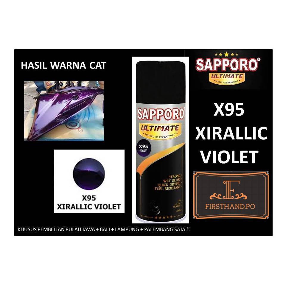 Sapporo Ultimate X95 Xirallic Violet / Sapporo Spray / Pilok / Pylox