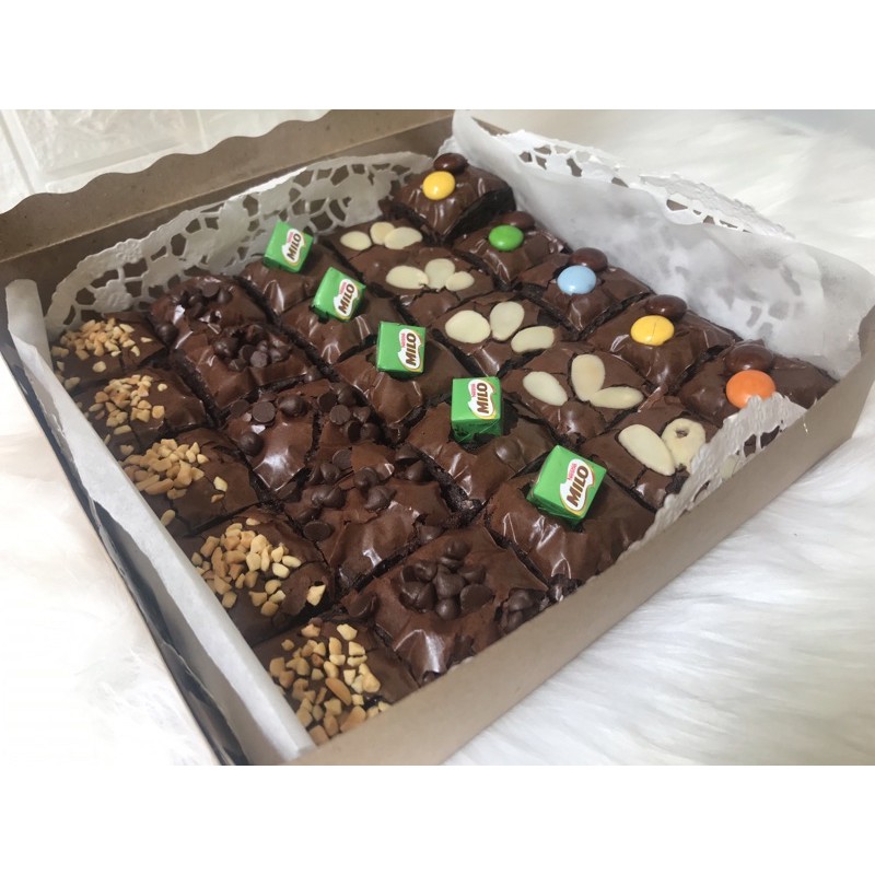 

Brownies Sekat / Fudgy Brownies / Brownies Panggang