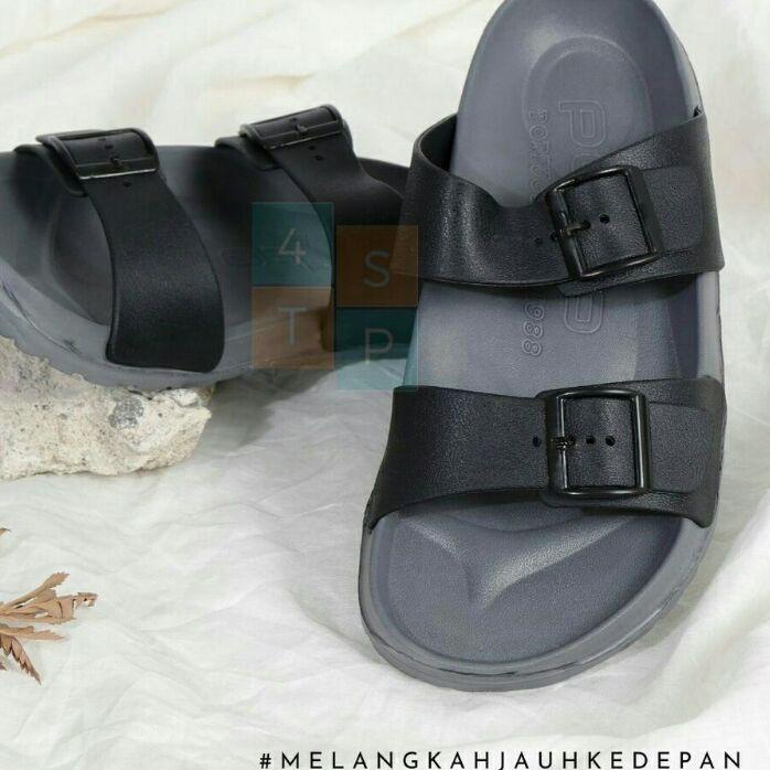 Sandal karet pria sandal selop porto 1029M original
