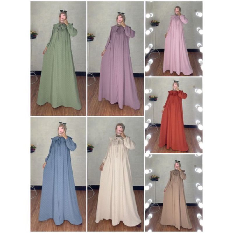 GAMIS ALIIYAAA / GAMIS CRINCKLE URAGIRI / DRESS KRINGKEL