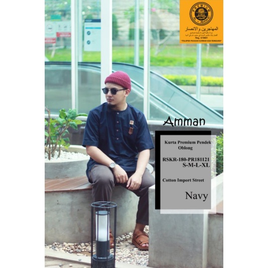 Gamis pria kurta premium lengan pendek