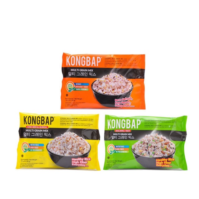 

Kongbap Multi Grain Mix 150gr (6 x 25gr) beras korea