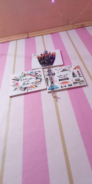 Hiasan Dingding Walldecor  Dekorasi Rumah >wakeup And Makeup<