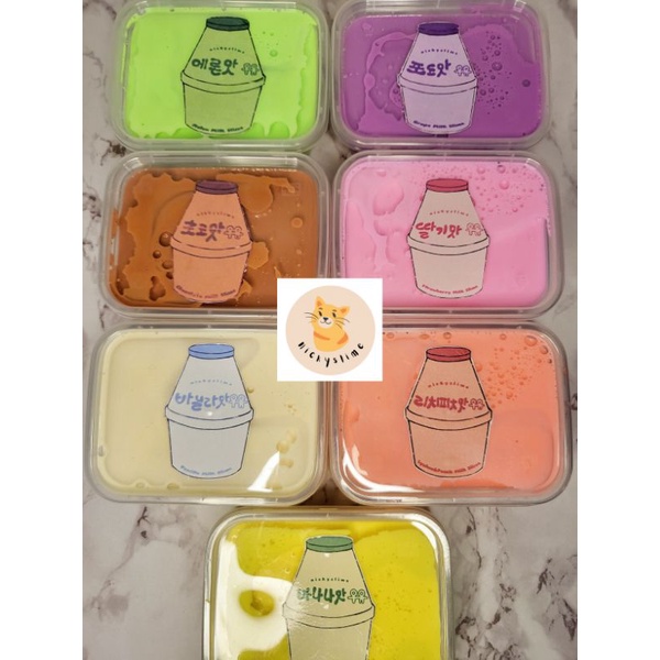 KOREAN MILK SLIME|BIBGGRAE SLIME|@nickyslime