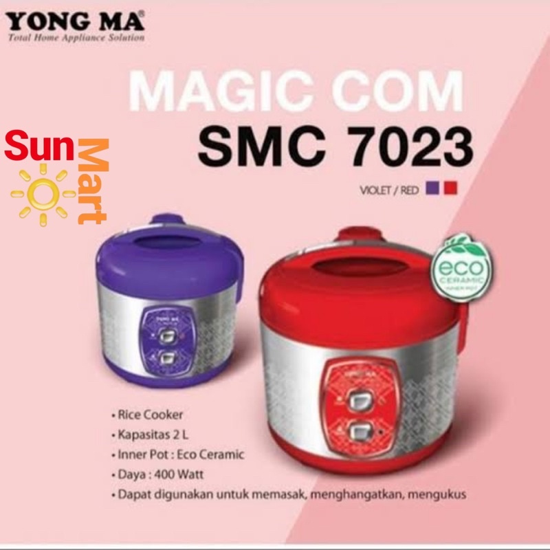 MAGIC COM YONGMA SMC 7023 PENANAK NASI 2LITER