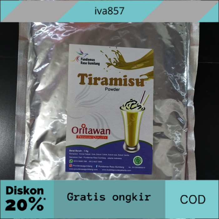 

PROMO Tiramisu Powder GRATIS ONGKIR