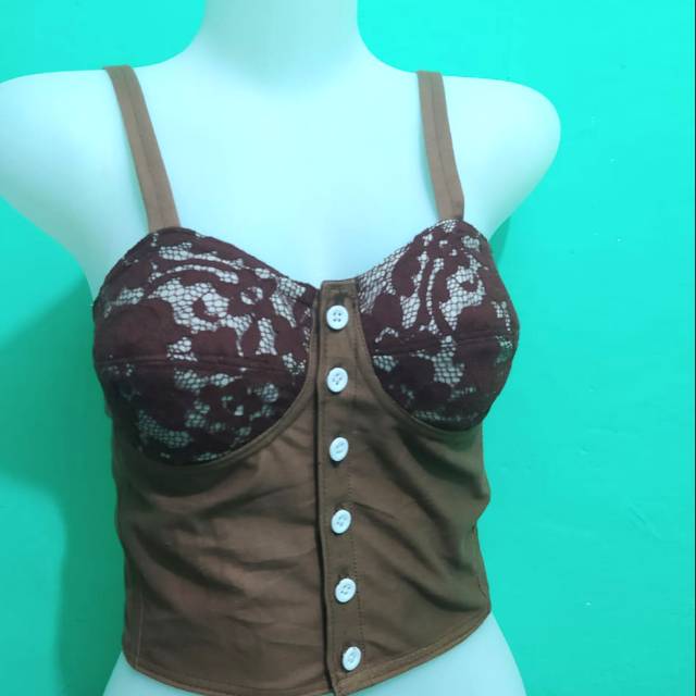 Bra Lobel - Bra Korset/Tradisional Bra/Bra nini - Coklat