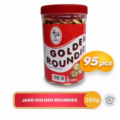 

GOLDEN ROUNDIES COKLAT KOIN Toples 285gram
