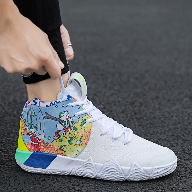 Sepatu basket cowo keren New Kyrie Irving Men Basketball Shoes Athletic Sports Sneakers Male