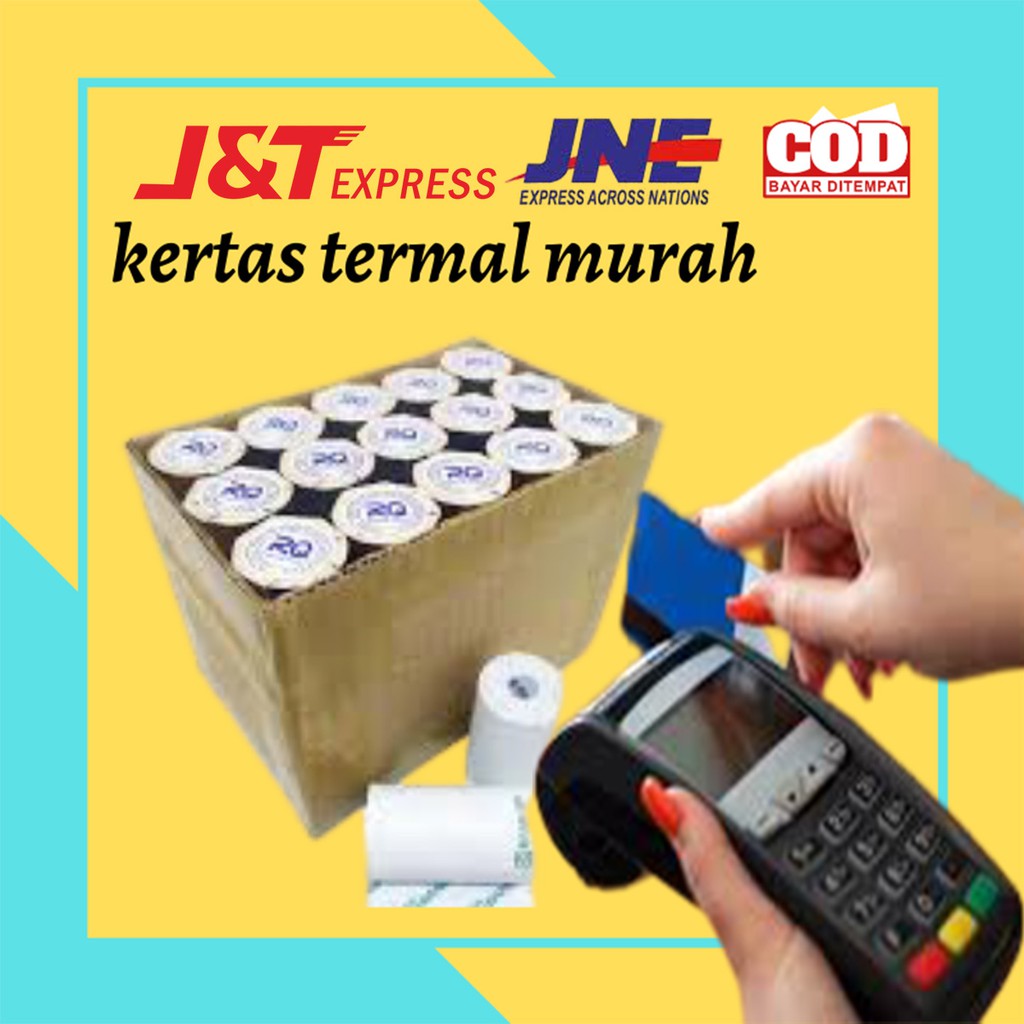 Kertas Termal EDC Logo BRI Murah. Kertas struck brilink kertas bri